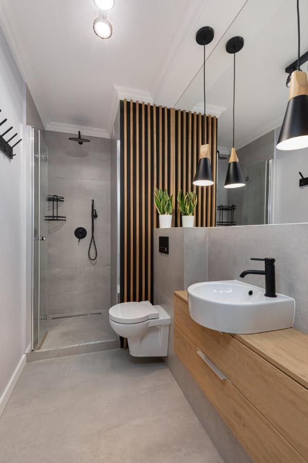Stylowy Apartament Z Pieknym Widokiem Na Miasto Варшава Екстер'єр фото